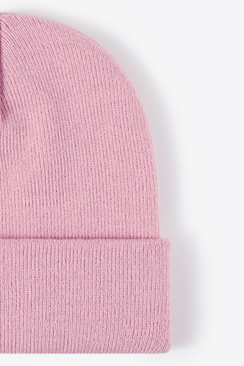 Solid Color Cuff Knit Beanie