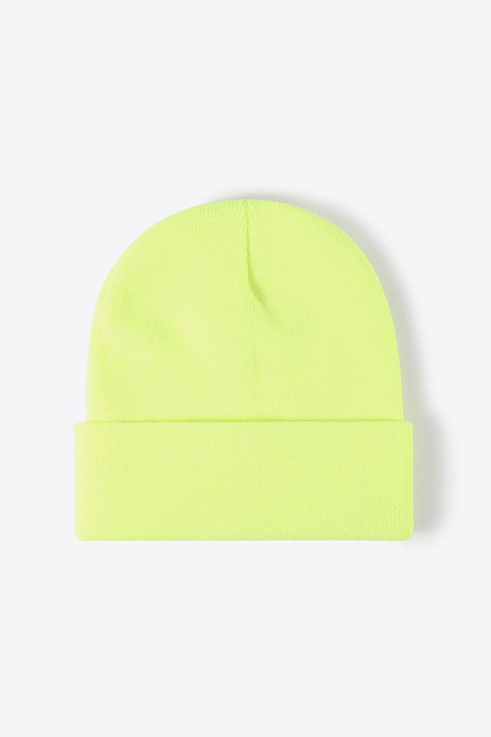 Solid Color Cuff Knit Beanie