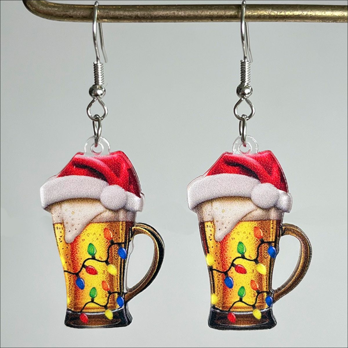 Cute and Funny Acrylic Holiday Earrings