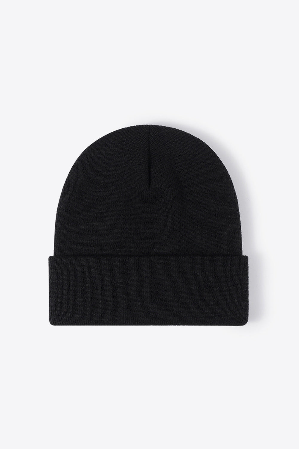 Solid Color Cuff Knit Beanie