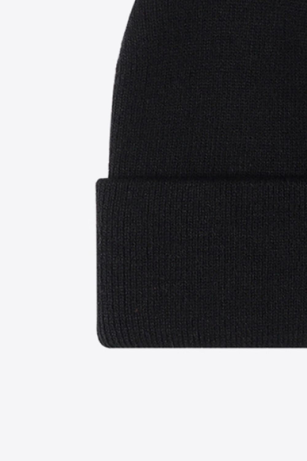 Solid Color Cuff Knit Beanie