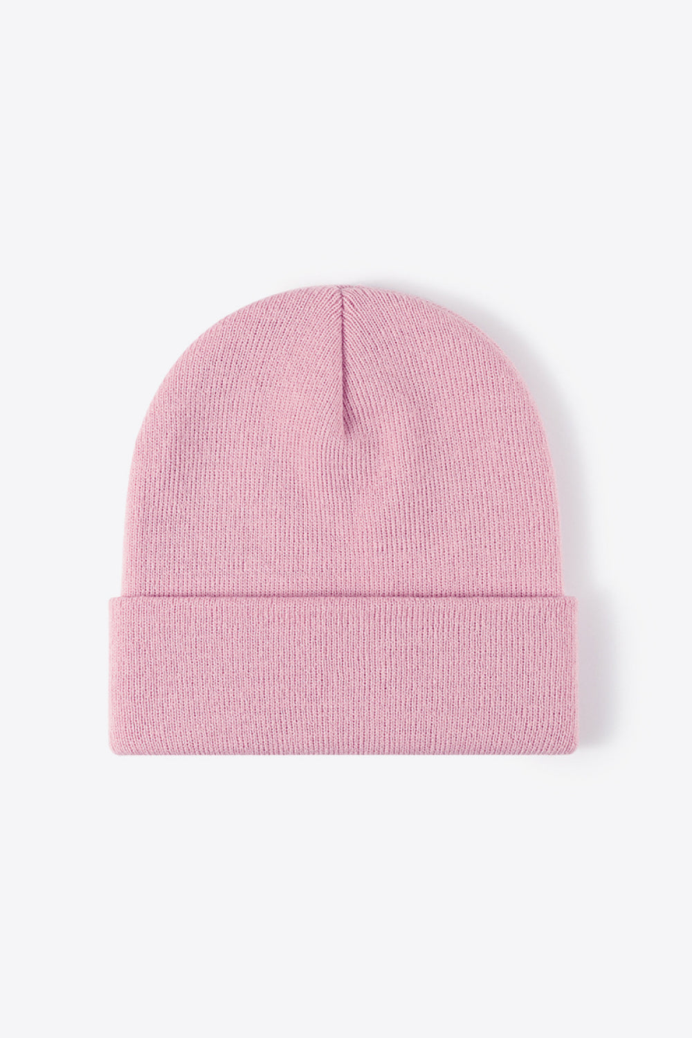 Solid Color Cuff Knit Beanie