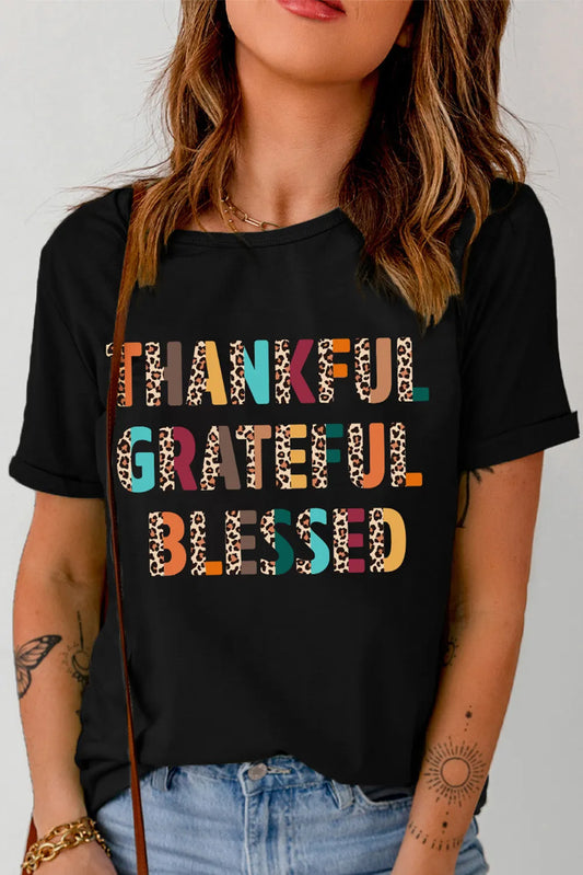 Thankful Graphic Short Sleeve Tee