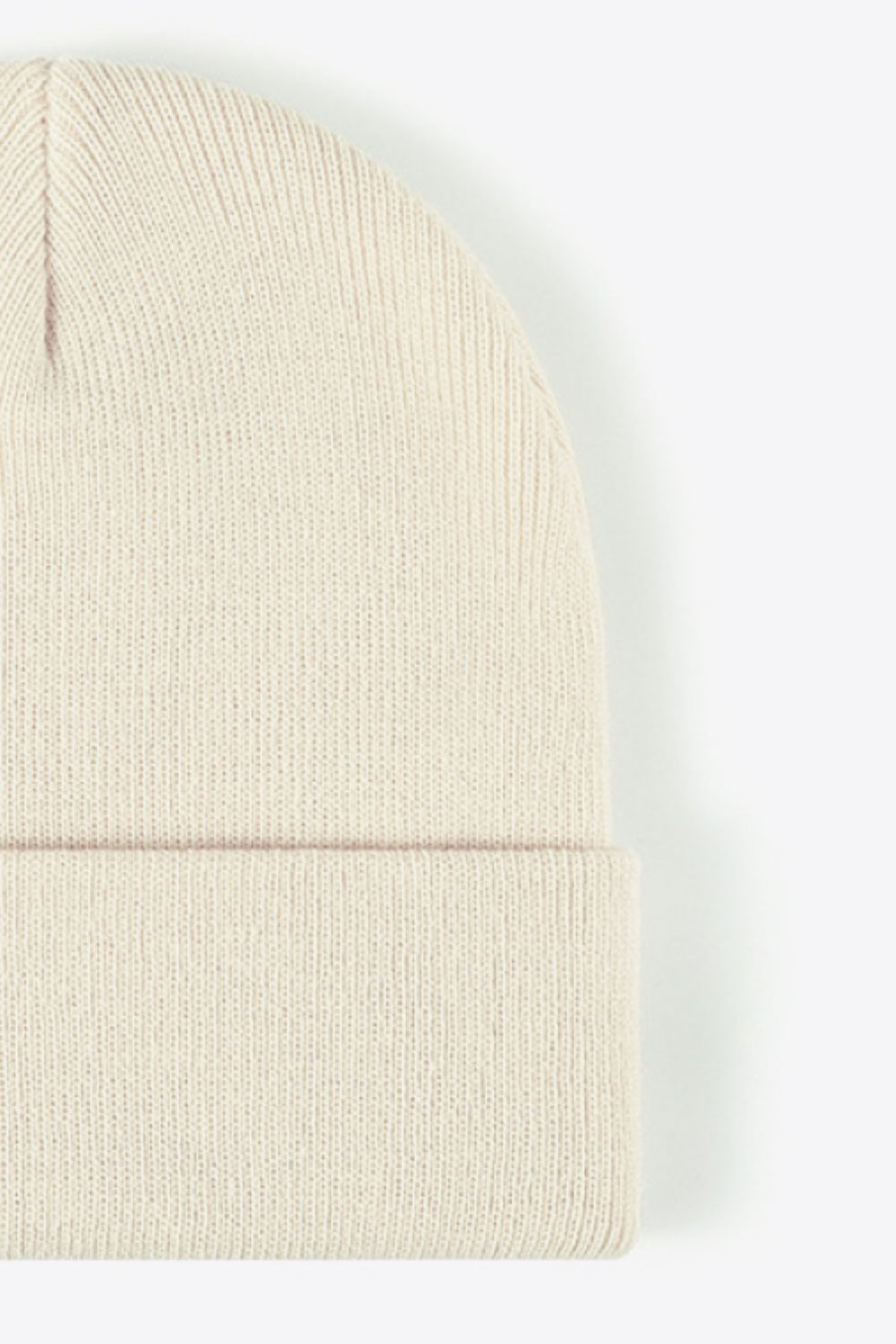 Solid Color Cuff Knit Beanie