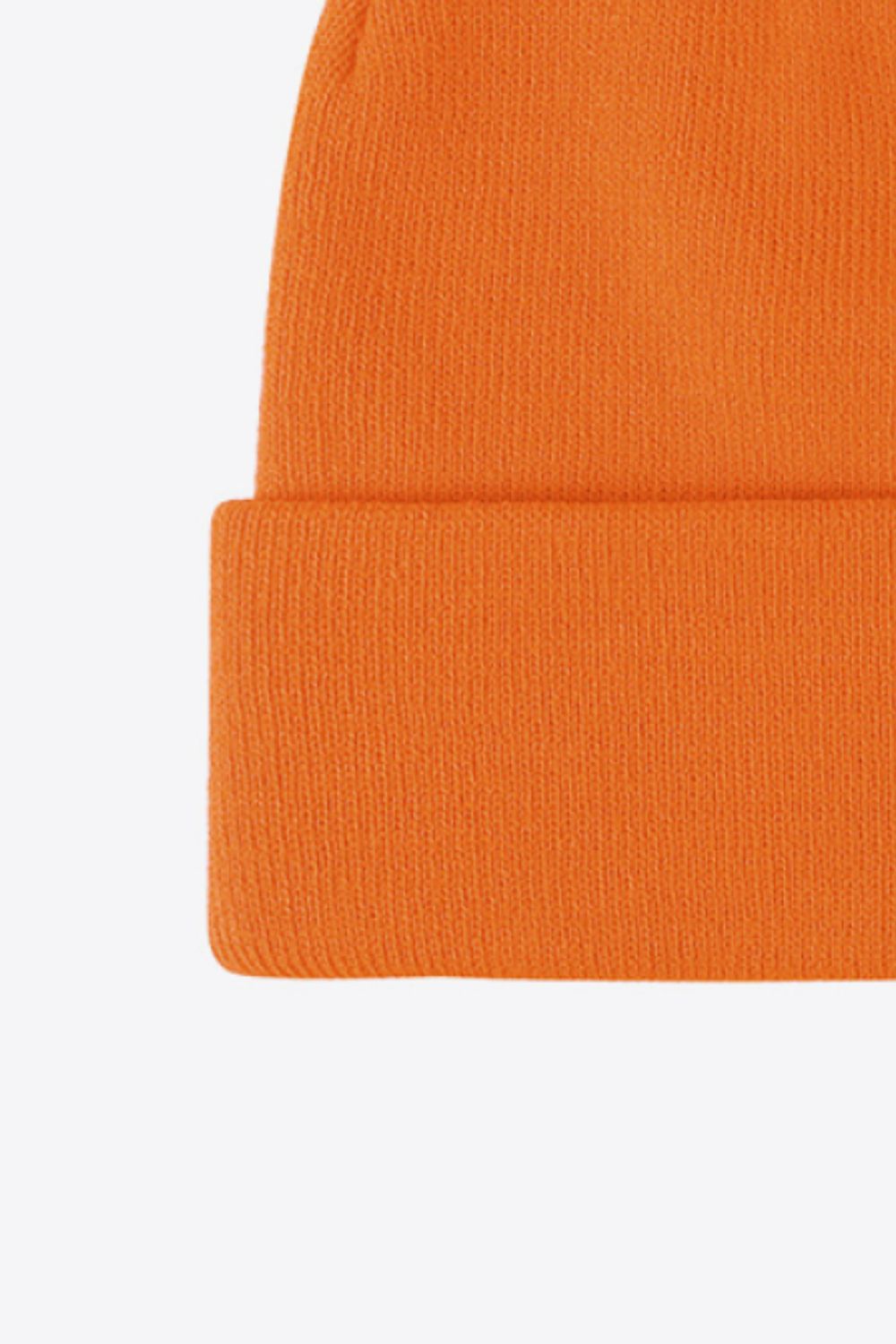 Solid Color Cuff Knit Beanie