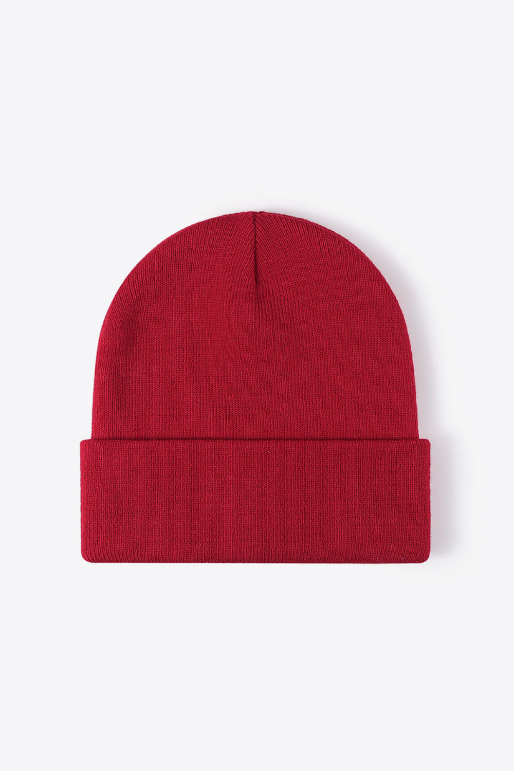 Solid Color Cuff Knit Beanie