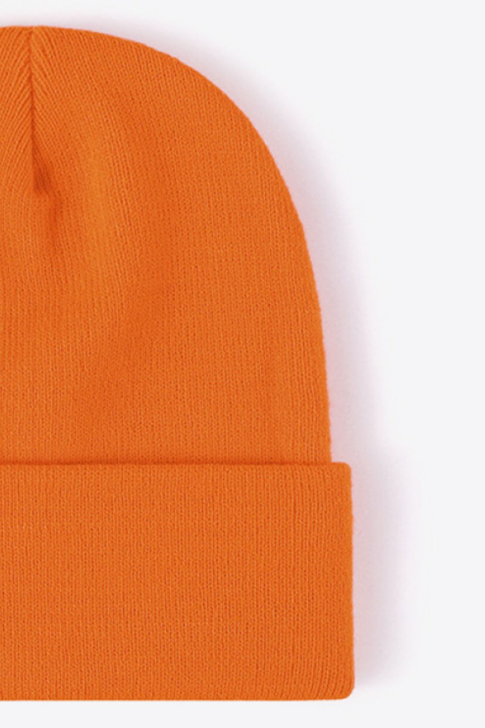 Solid Color Cuff Knit Beanie