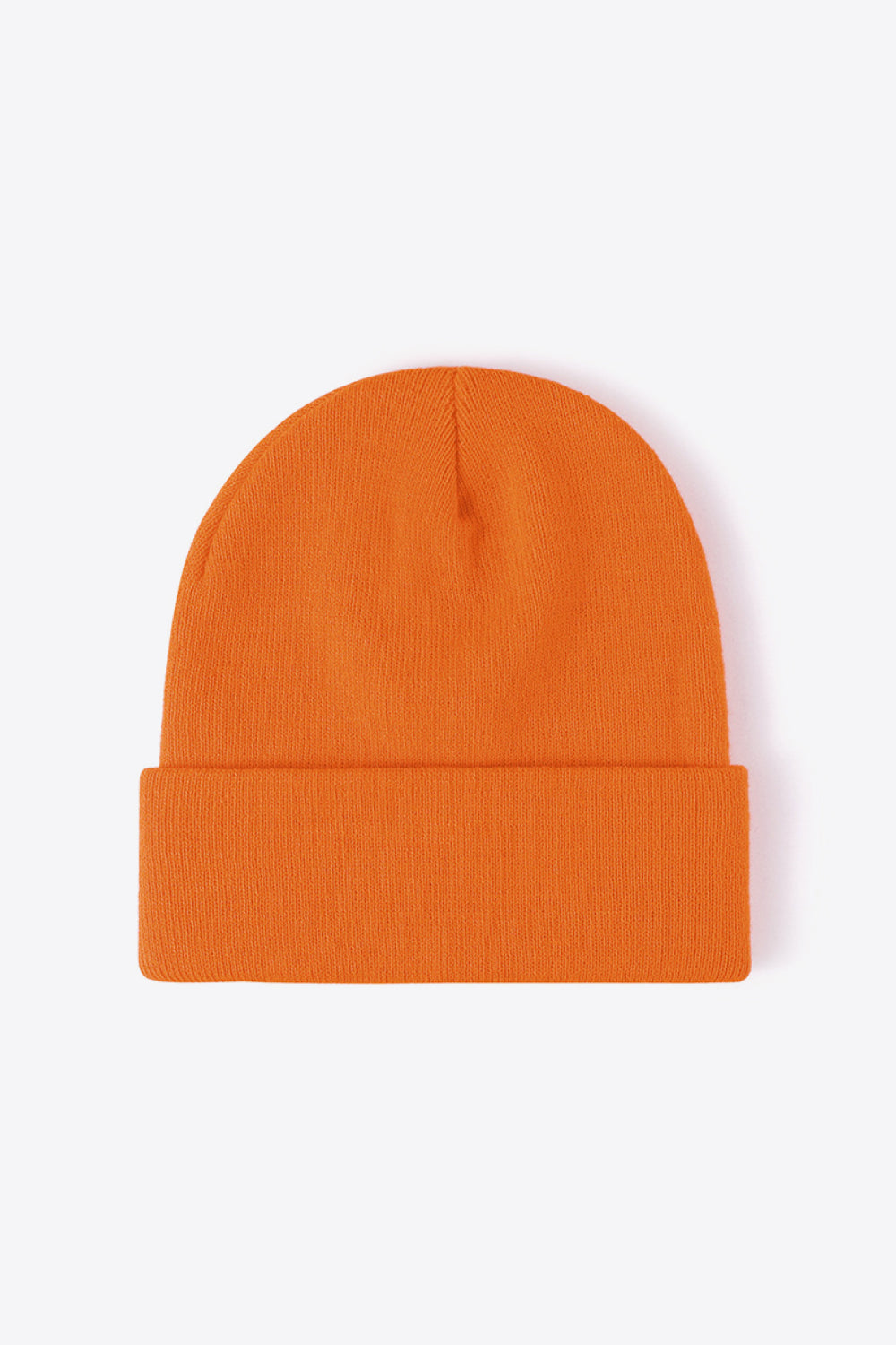 Solid Color Cuff Knit Beanie