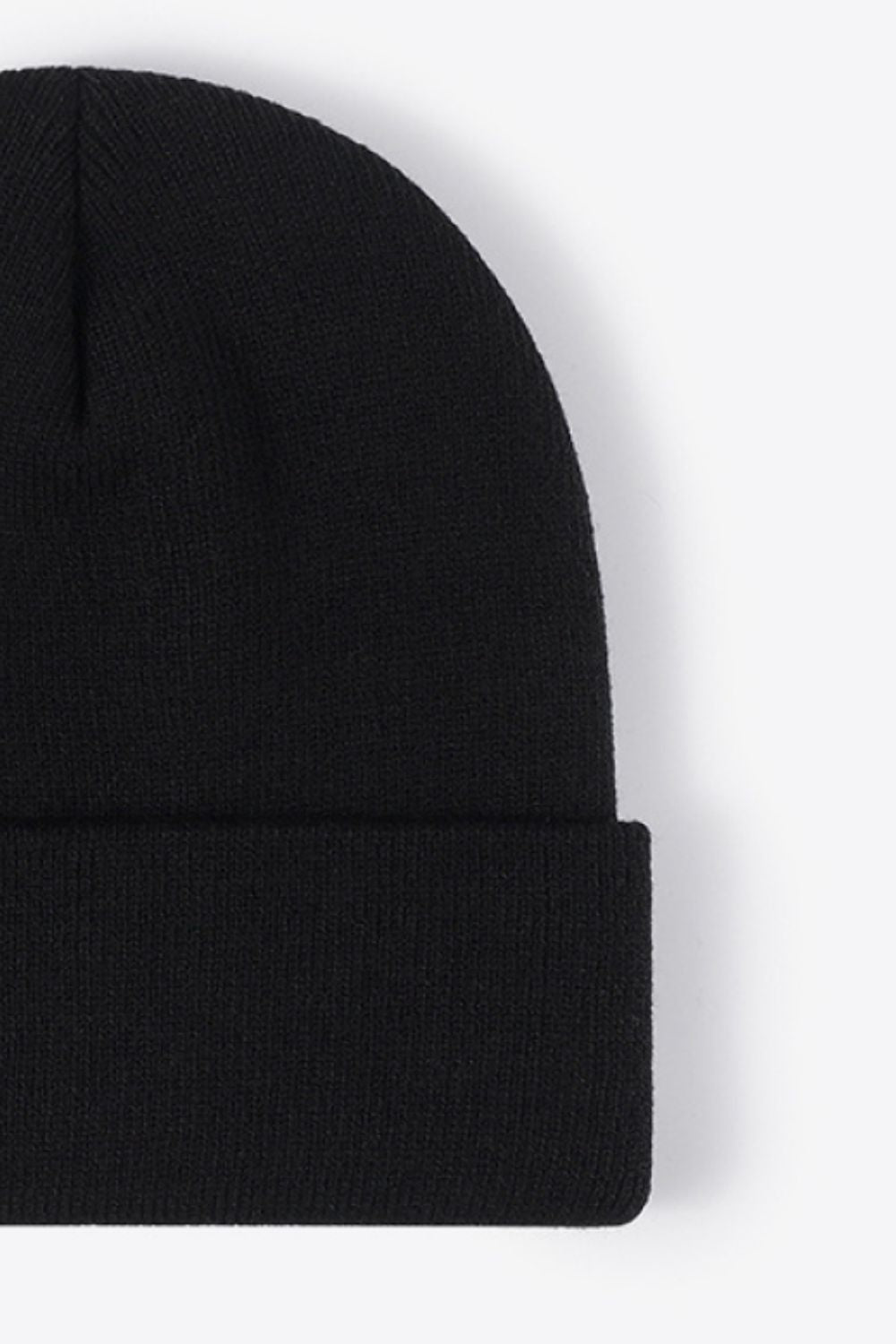 Solid Color Cuff Knit Beanie