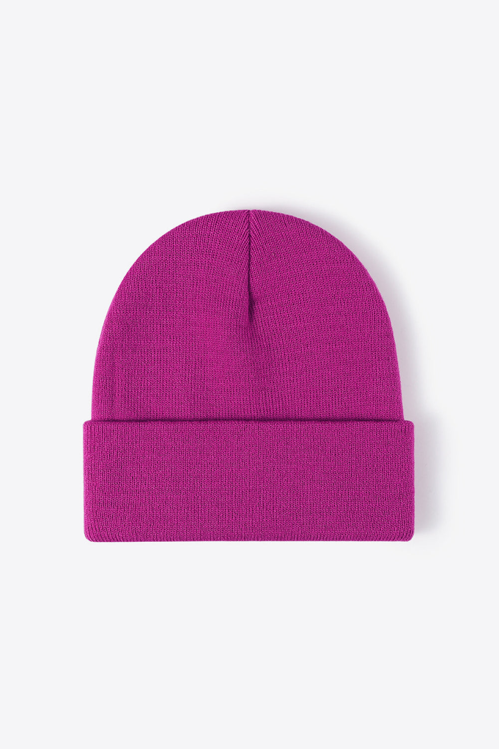 Solid Color Cuff Knit Beanie