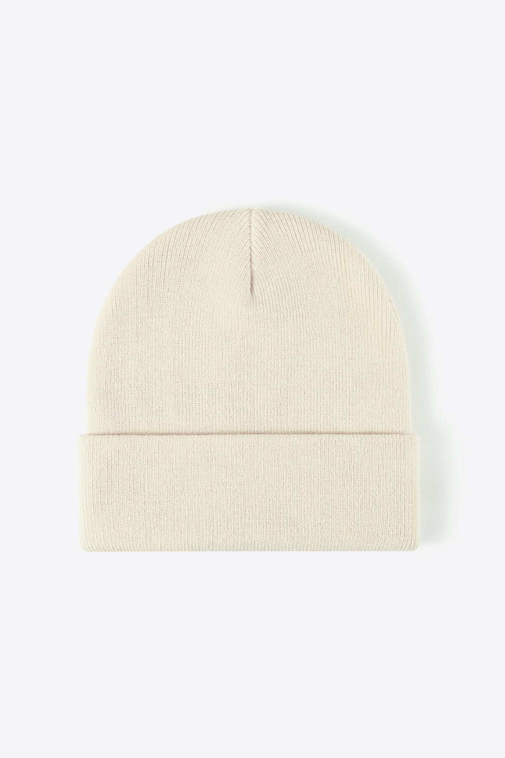 Solid Color Cuff Knit Beanie